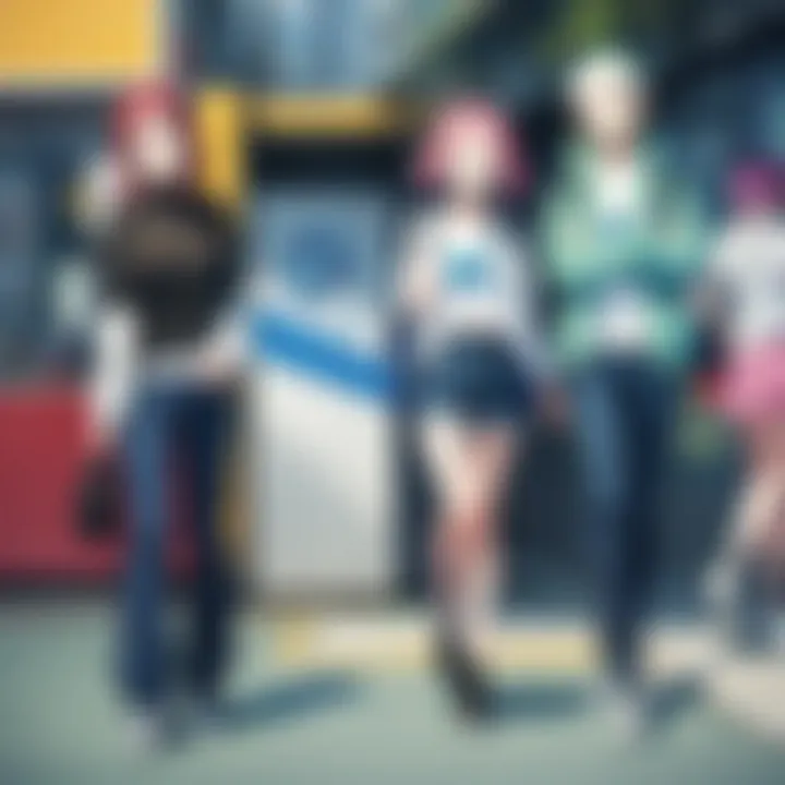 A thematic representation of friendship and camaraderie among the DigiDestined