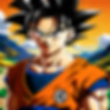 Artistic style of Dragon Ball episode one