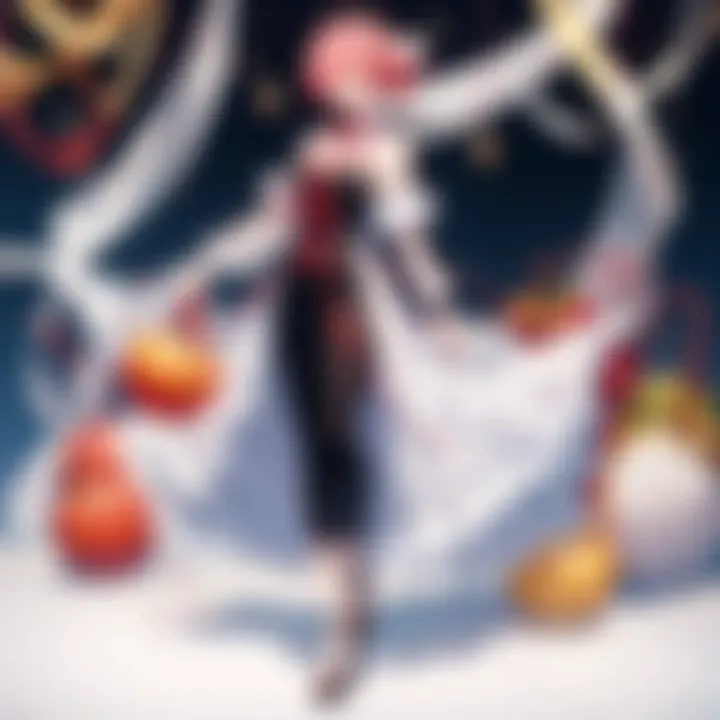A symbolic depiction of emotional depth, featuring intertwined fruits that represent relationships and struggles.