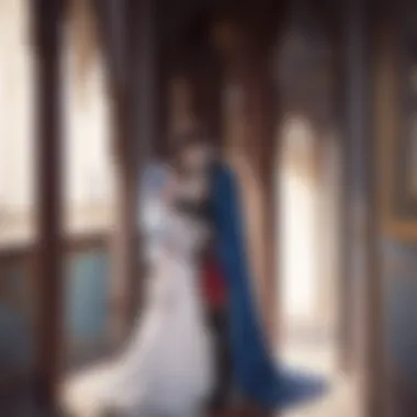 The Heart of Tragedy: Romeo and Juliet's Connection An emotional scene depicting the intense moment between Romeo and Juliet, highlighting their profound connection.