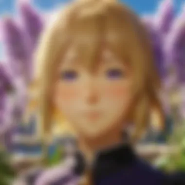 Character Evolution A close-up of Violet Evergarden's emotional character development