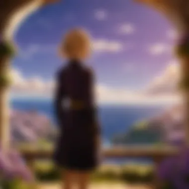 A Moment of Reflection Violet Evergarden in a poignant moment reflecting on her past