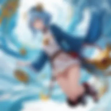 The Essence of Gorochan in Anime An abstract depiction of Gorochan's essence in anime