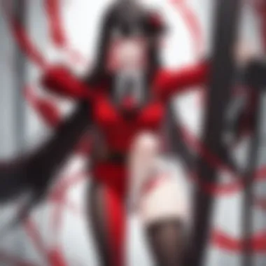 The Depth of Character Interactions Dramatic moment showcasing character dynamics in Kakegurui
