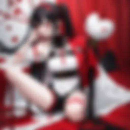 Intricate depiction of Kakegurui's psychological duel