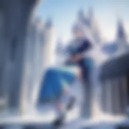 A breathtaking view of a majestic castle surrounded by mystical landscapes.