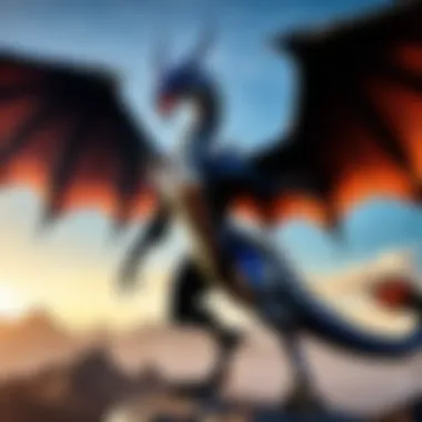 Bahamut in Modern Gaming A scene showcasing Bahamut in modern gaming