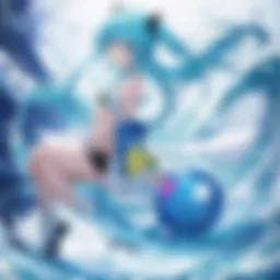 A mesmerizing visual of Rimuru Tempest in a vibrant landscape, encapsulating the essence of The Slime Diaries.