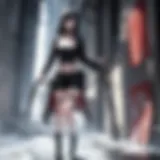A captivating portrayal of Ultimate Helsing's protagonist in a dramatic pose.