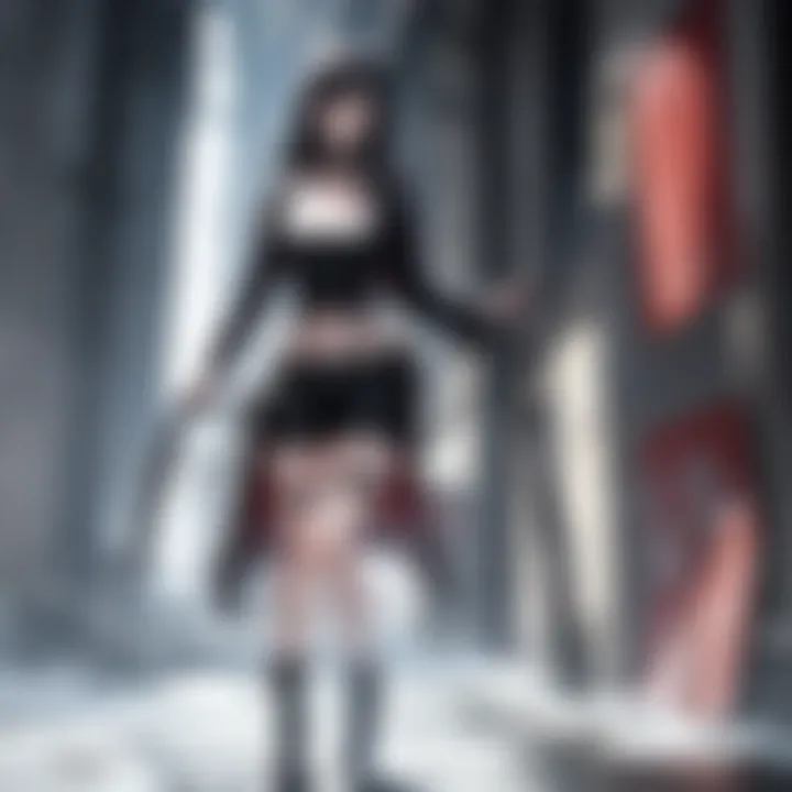 A captivating portrayal of Ultimate Helsing's protagonist in a dramatic pose.