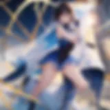 A striking moment from the Yuri on Ice movie showcasing the protagonist's emotional journey.