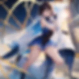 A striking moment from the Yuri on Ice movie showcasing the protagonist's emotional journey.