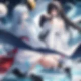 A visually striking tier list showcasing popular anime characters ranked from best to worst