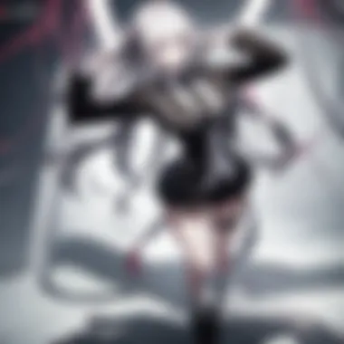Key Characters in Danganronpa Screenshot from a Danganronpa episode highlighting key characters