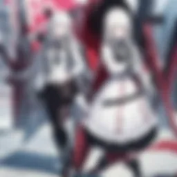 Danganronpa anime series promotional art