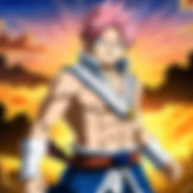 Engaging Moments from Fairy Tail Screenshot of Fairy Tail's vibrant characters and action scenes