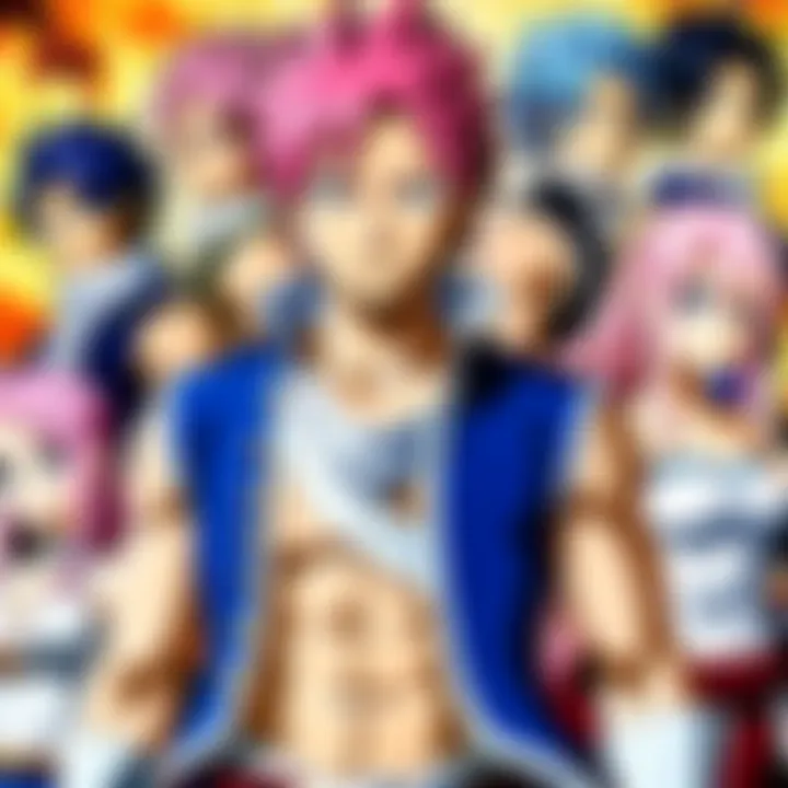 Cultural impact of Fairy Tail illustrated through fan art and merchandise