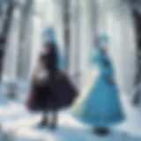 A whimsical forest setting inspired by classic fairy tales