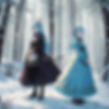 Whimsical Forest Setting A whimsical forest setting inspired by classic fairy tales