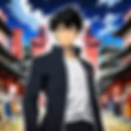 A digital representation of various anime streaming platforms showcasing their logos.