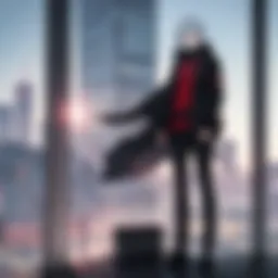 A serene view of Tokyo's skyline at dusk, symbolizing the world of anime.