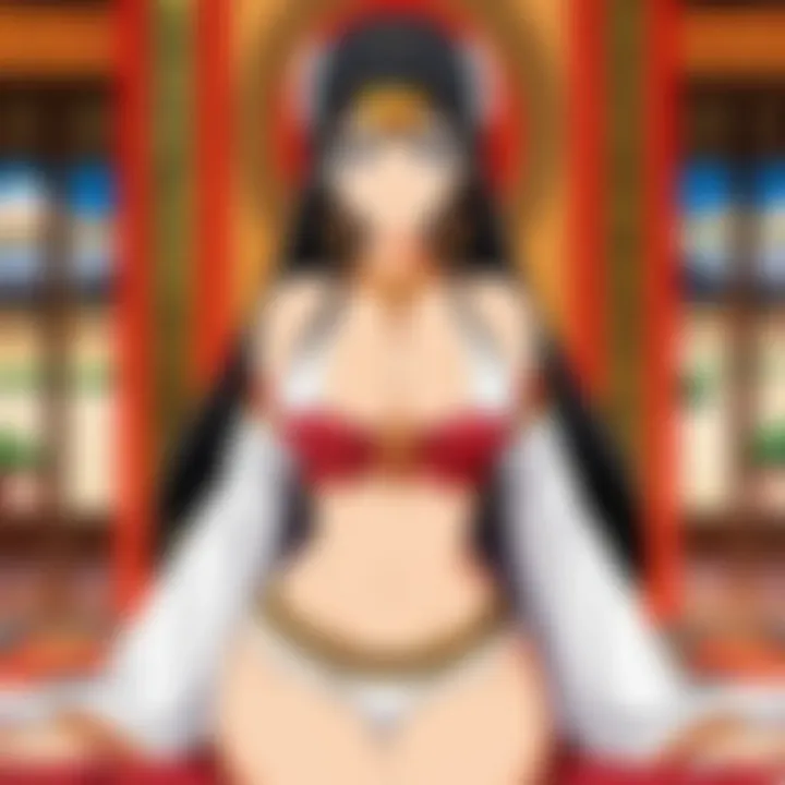Illustration depicting the quintessential elements of harem anime, showcasing character interactions.