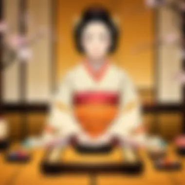 Symbolic representation of the Hinamatsuri festival