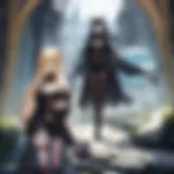 A captivating scene from the anime showcasing the protagonist in a magical setting