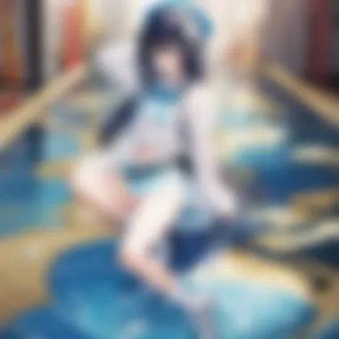 Diverse Anime Genres A captivating scene showcasing various anime genres represented through vibrant artwork.