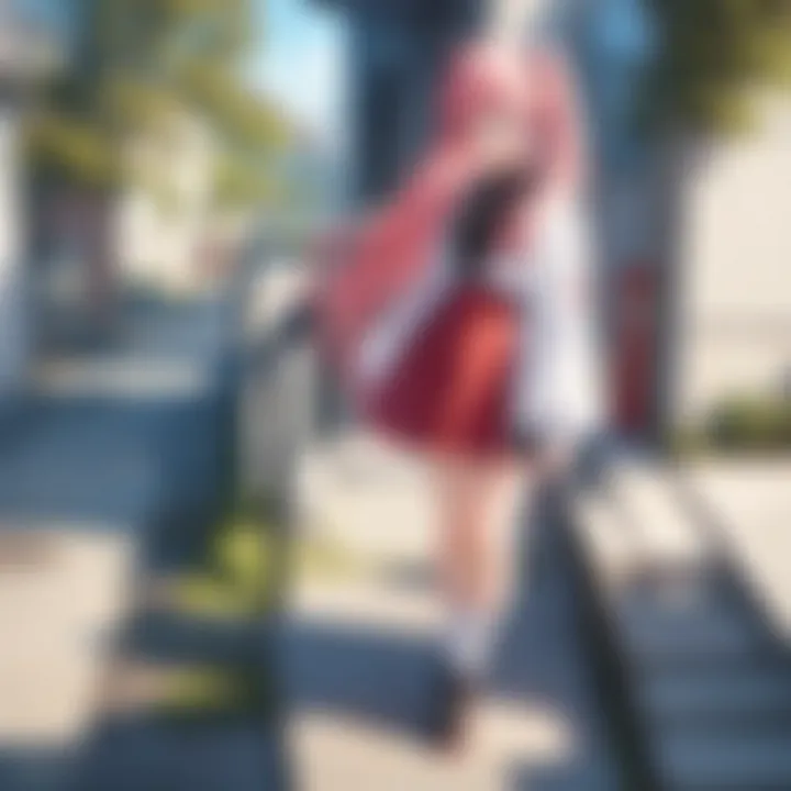 A stylized map representing the cultural significance of anime in modern society.
