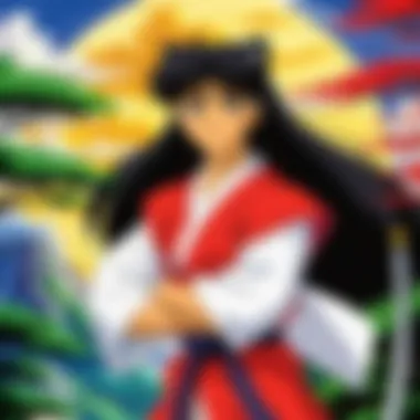 Inuyasha DVD Collection A DVD collection of 'Inuyasha' displayed on a shelf