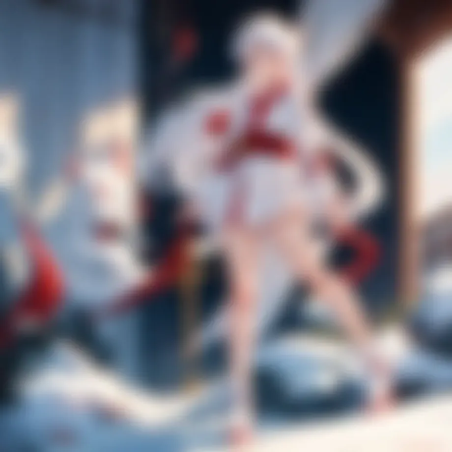 Dynamic confrontation between Inuyasha and Sesshomaru, showcasing their complex rivalry.