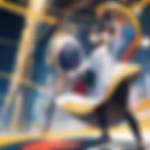 Illustration showcasing iconic Jump manga characters