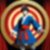 Vibrant poster of Karakuri Circus showcasing key characters