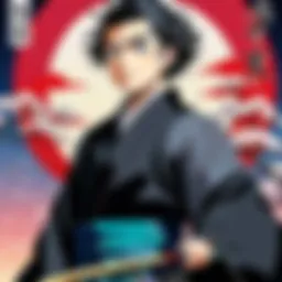 Cover art of Kimetsu no Yaiba showcasing main characters