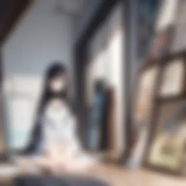 A Moment of Clarity in Manga Close-up of a character experiencing a pivotal moment of realization