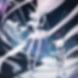 Mewtwo in a contemplative pose, reflecting its inner conflict