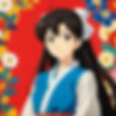 A collage of cultural symbols reflecting anime's impact on contemporary society.