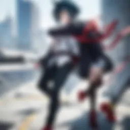 A collage showcasing key characters from My Hero Academia