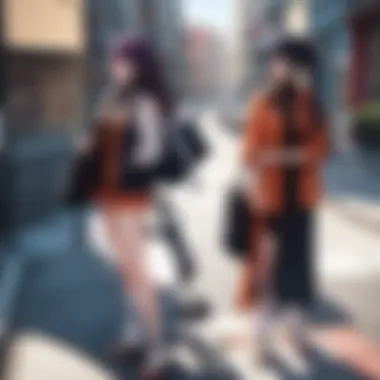 Naruto and Hinata: A Journey of Love A dynamic scene depicting Naruto and Hinata's relationship development.