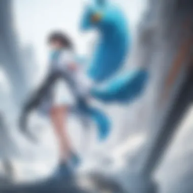 Anime Influences in Nike Branding An artistic representation of Nike's branding, blending elements of anime and manga aesthetics.