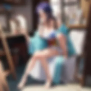 A vibrant scene from One Piece showcasing characters in action