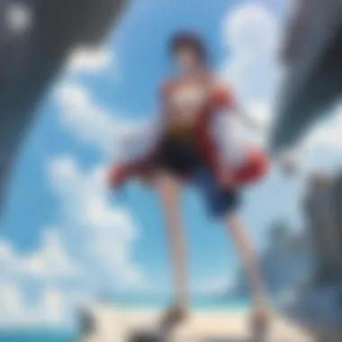A world map highlighting the global reach of One Piece