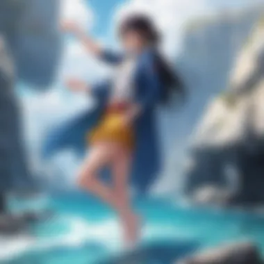A close-up of the world map showcasing the Grand Line