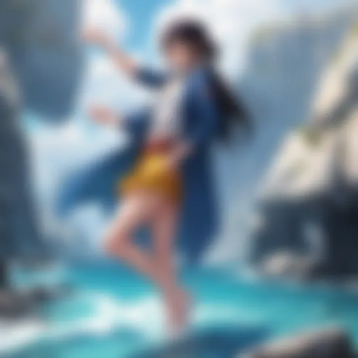 A close-up of the world map showcasing the Grand Line