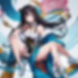 Reina Olga's character design showcasing her unique attributes