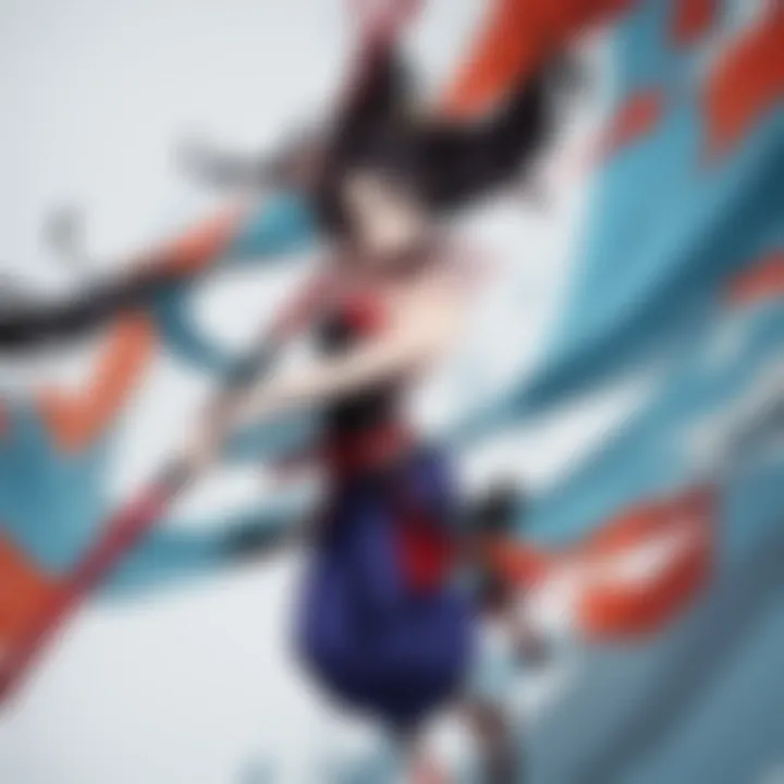 A visual analysis of the stylistic choices employed in the animation, showcasing the blend of traditional and contemporary art.