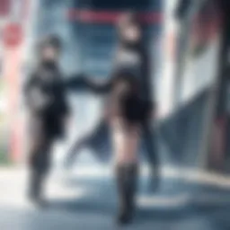 Artistic representation of virtual reality in Sword Art Online