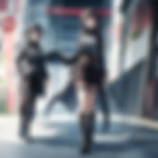 Artistic representation of virtual reality in Sword Art Online