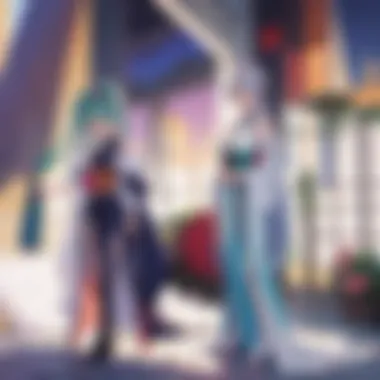 Thematic Elements in Tenchi Muyo OVA Artistic representation of significant thematic elements from Tenchi Muyo OVA